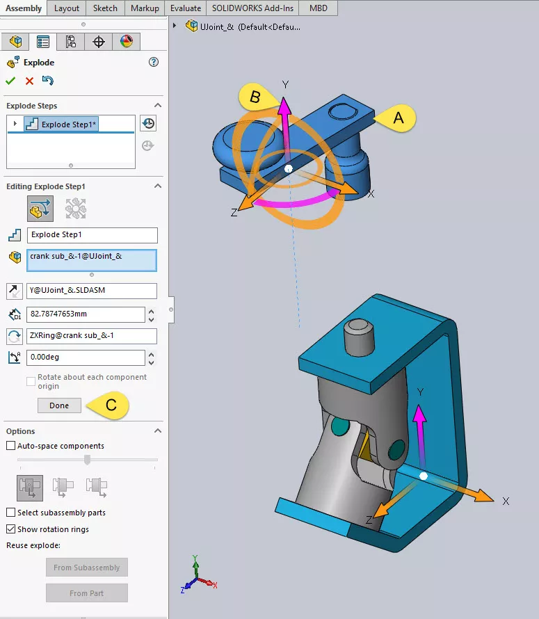SOLIDWORKS Exploded Views Explained