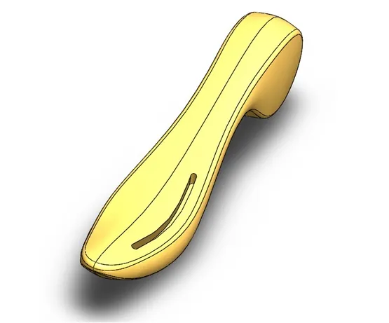SOLIDWORKS Extruded Cut on a Curved Surface