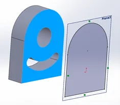 SOLIDWORKS Face Outside Edges