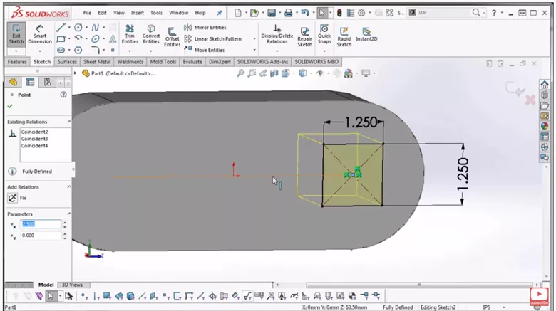 SOLIDWORKS Feature Creation