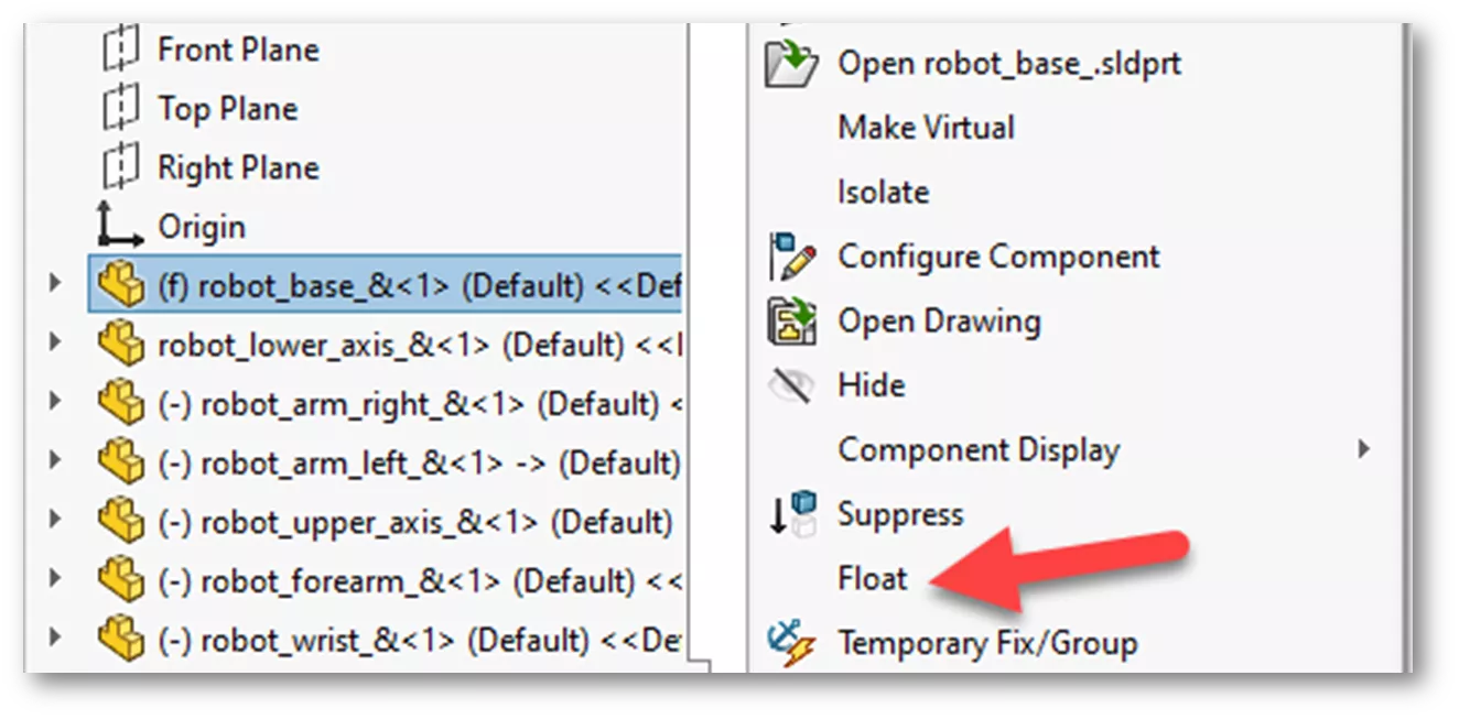 Solidworks Fixed Vs Floating Components Goengineer Solidworks Fixed Vs Floating Components Goengineer