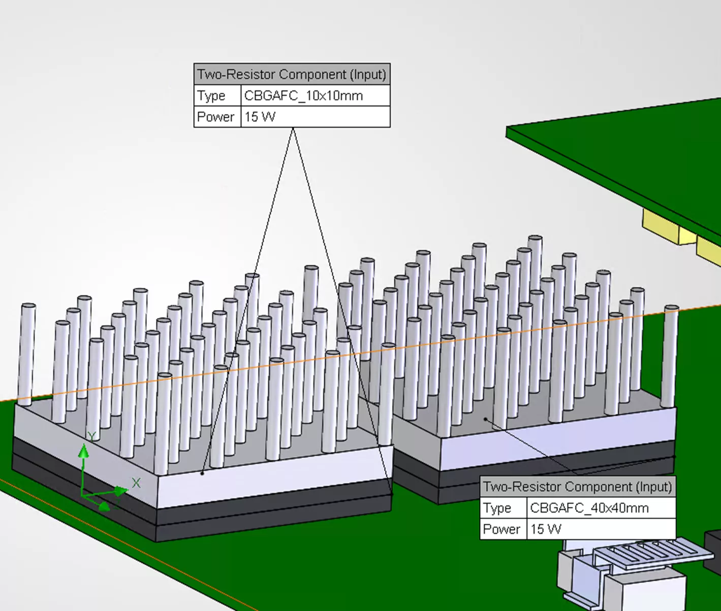 SOLIDWORKS Flow Simulation 2026 What's New Two-Resistor Creation