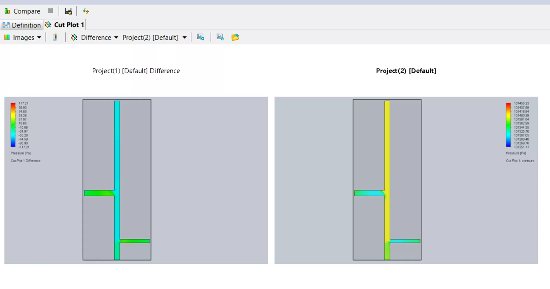 Compare Tool SOLIDWORKS Flow Simulation Results Analysis Tools