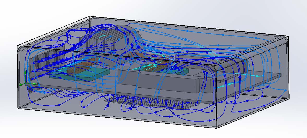 solidworks flow simulation electronic cooling module