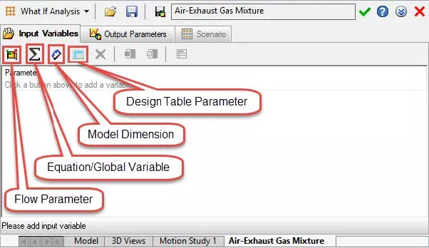 SOLIDWORKS Flow Simulation Input Variables Example 