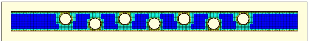 Non-Newtonian, global mesh adjusted to “Level 4” and Local Mesh with Level 3 refinement at fluid/solid boundary applied to walls.
