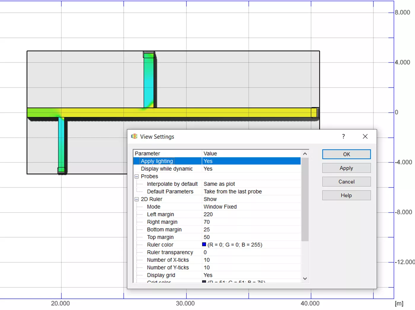SOLIDWORKS Flow Simulation View Settings Results Analysis Tool 