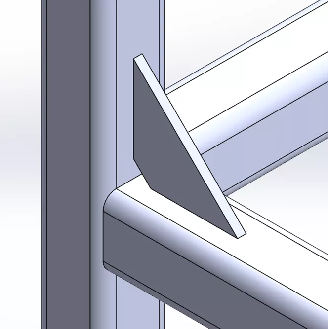Example of a Triangle Profile in SOLIDWORKS
