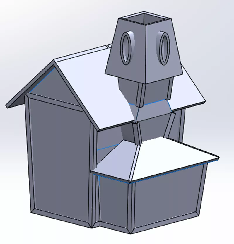 Using Weldment Profiles on a Haunted House Design in SOLIDWORKS