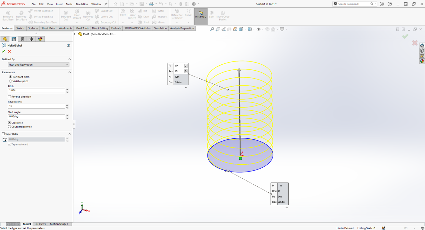 Creating Curved Helix Designs in SOLIDWORKS  Engineeringcom