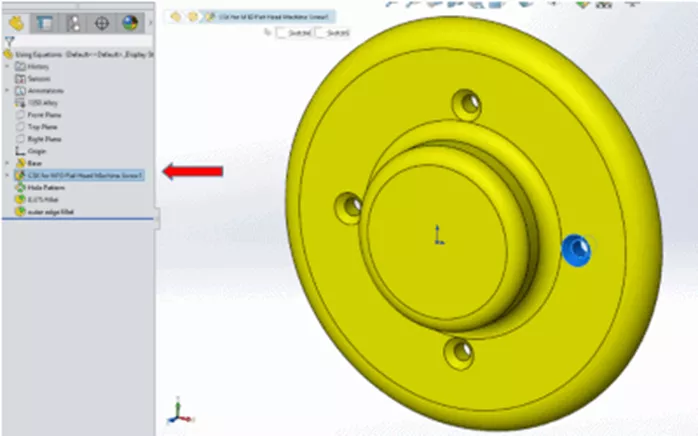 Advantages of the SOLIDWORKS Hole Wizard