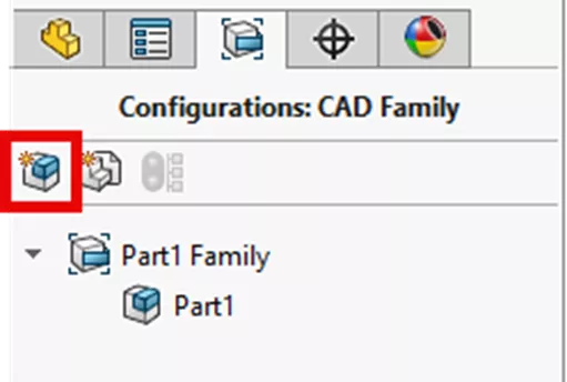 SOLIDWORKS Icon Insert New Physical Product