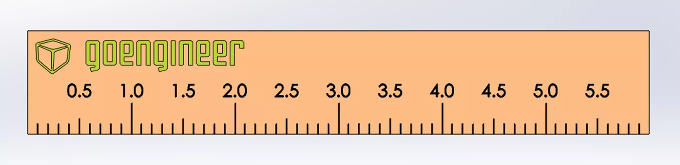 .5 Inch Incremental Numbers in SOLIDWORKS