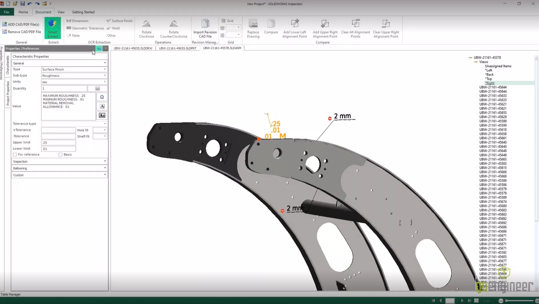 SOLIDWORKS Inspection 2022 Assemblies Support