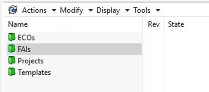 SOLIDWORKS Inspection FAI Folder