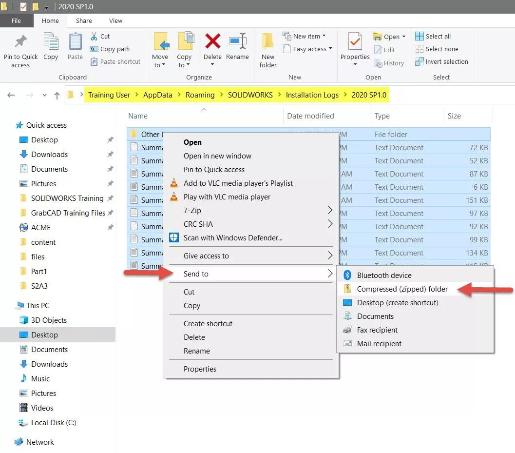 Solidworks Create Verbose Installation Logs 