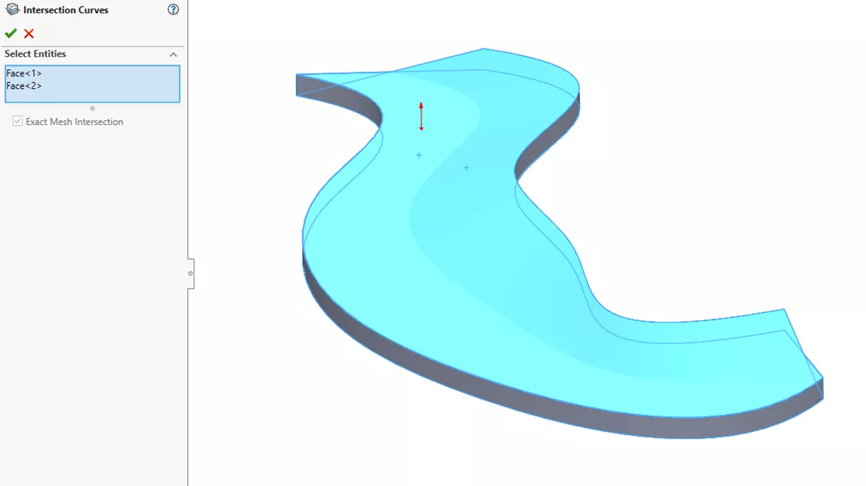 Use the Intersection Curves Feature in SOLIDWORKS