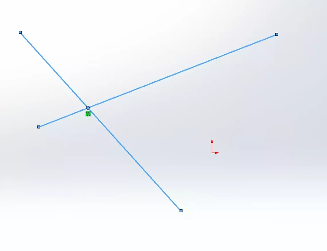 Example of an Intersection Relation in SOLIDWORKS