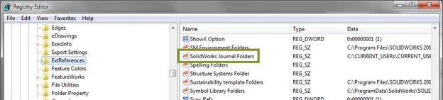 SOLIDWORKS Journal File Error Permissions