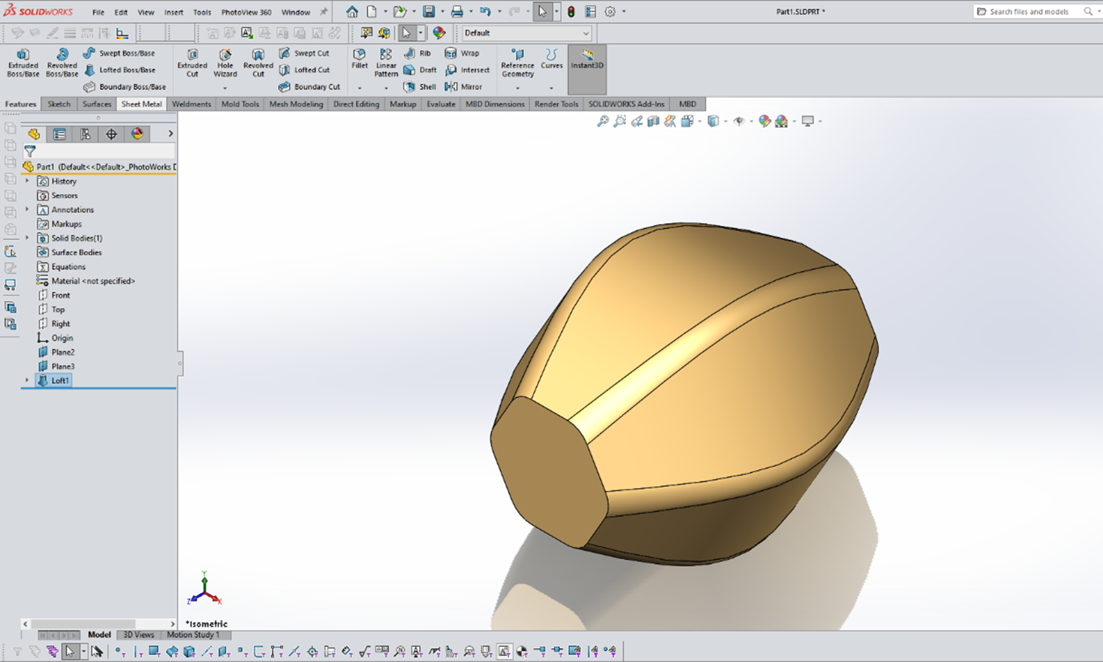 Explanation for beginners of how to use SolidWorks  Make a sketch a 3D  Model or a 2D Drawing  CAD CAM CAE Lab