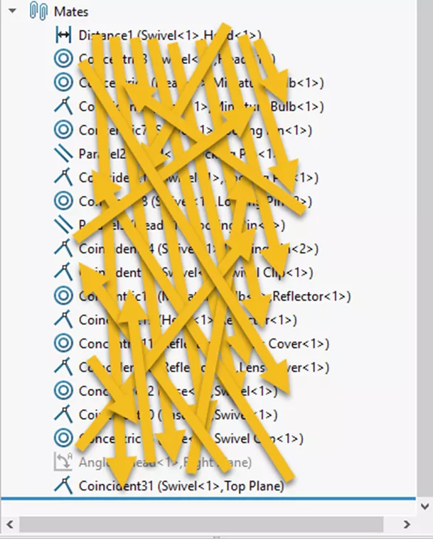 SOLIDWORKS Mates Calculation 