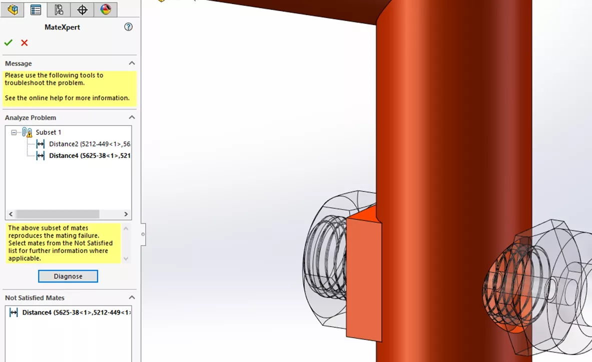 SOLIDWORKS MateXpert