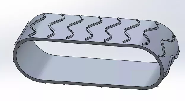 SOLIDWORKS Modeling Conveyor Belt Cleats