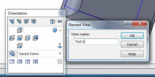 SOLIDWORKS Named View Option