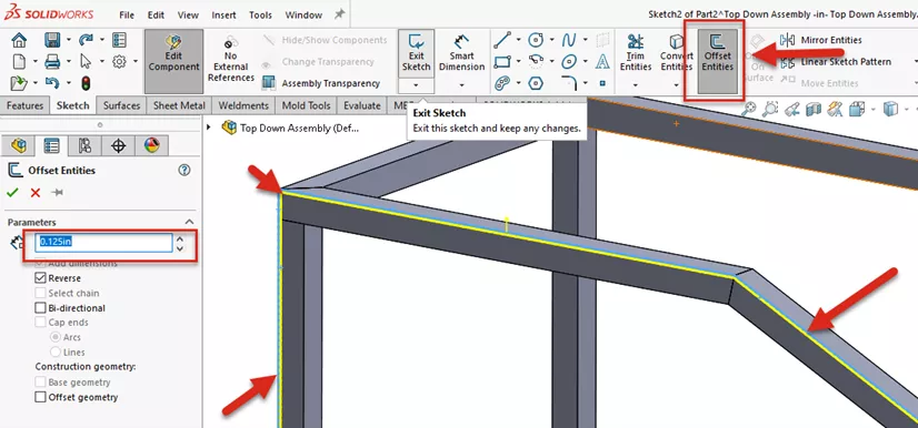 Top-Down Assembly in SOLIDWORKS