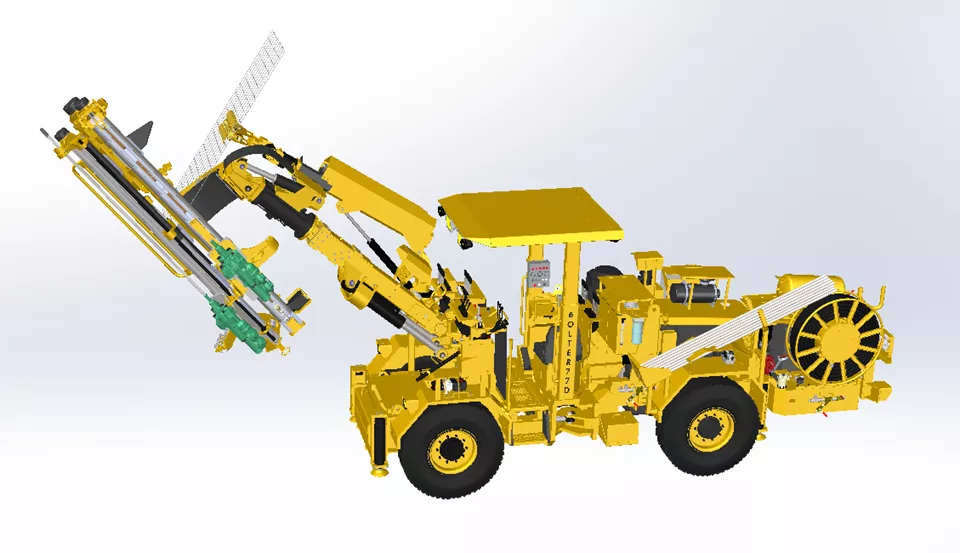 Resamin Bolter 77D Model in SOLIDWORKS Standard