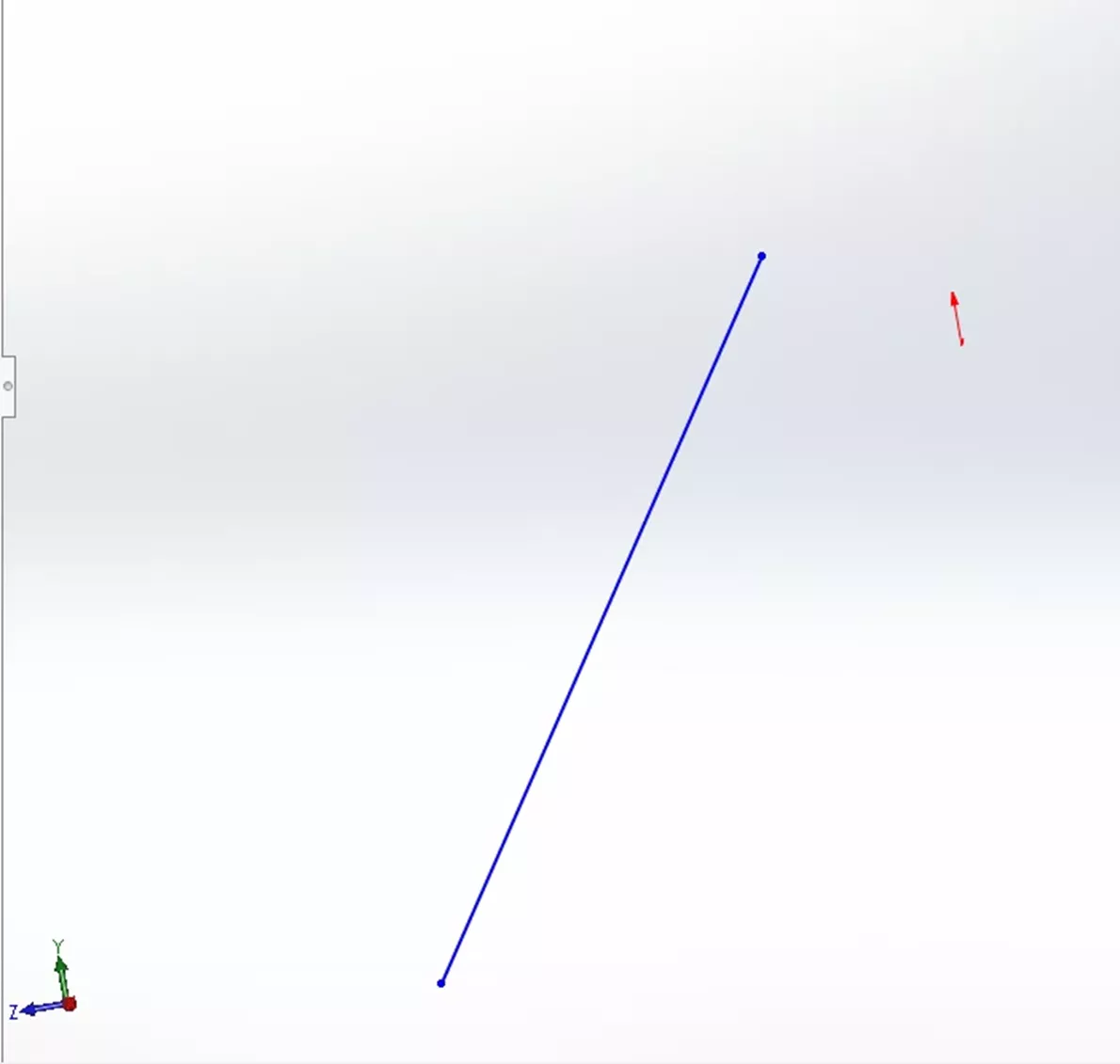 Example of a ParallelYZ Relation in SOLIDWORKS