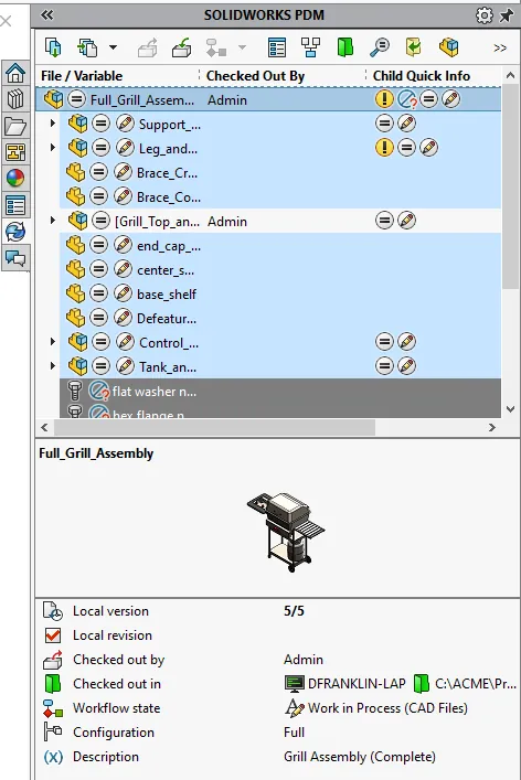 SOLIDWORKS PDM 2020 add-in features