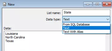 New List Name in SOLIDWORKS PDM 