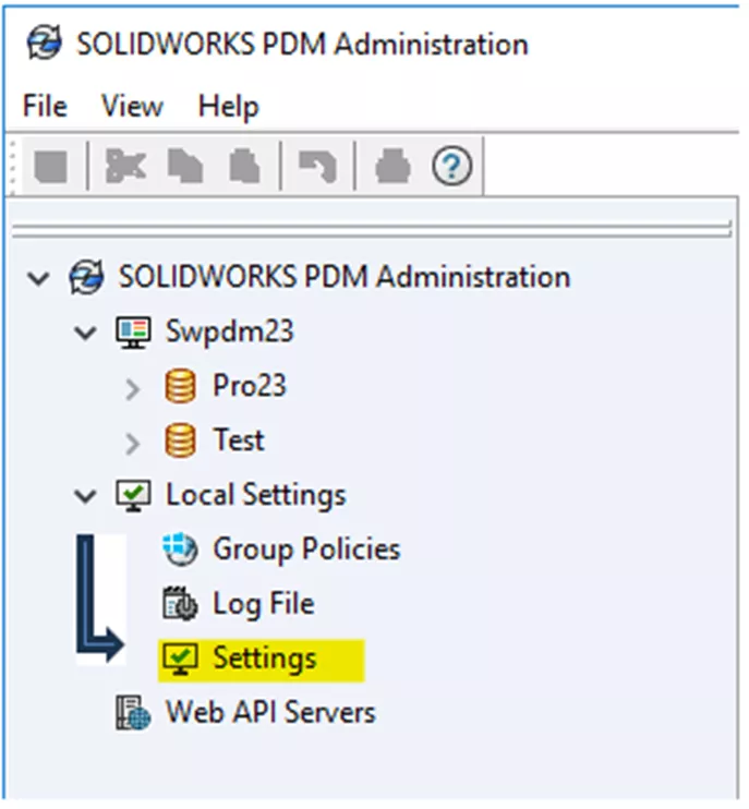 SOLIDWORKS PDM Administration Settings Auto-Login