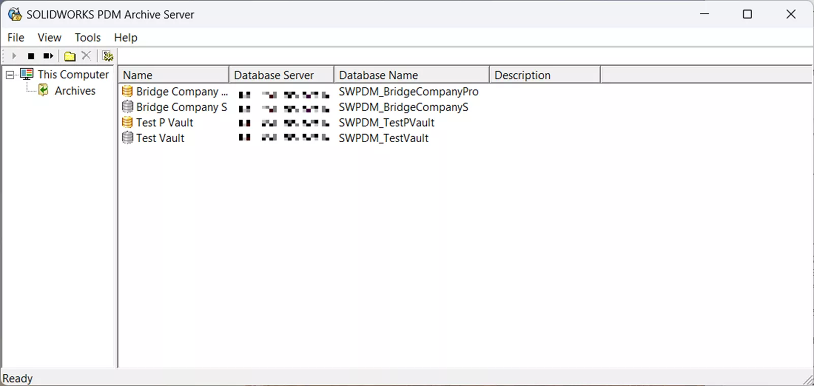 SOLIDWORKS PDM Archive Folder