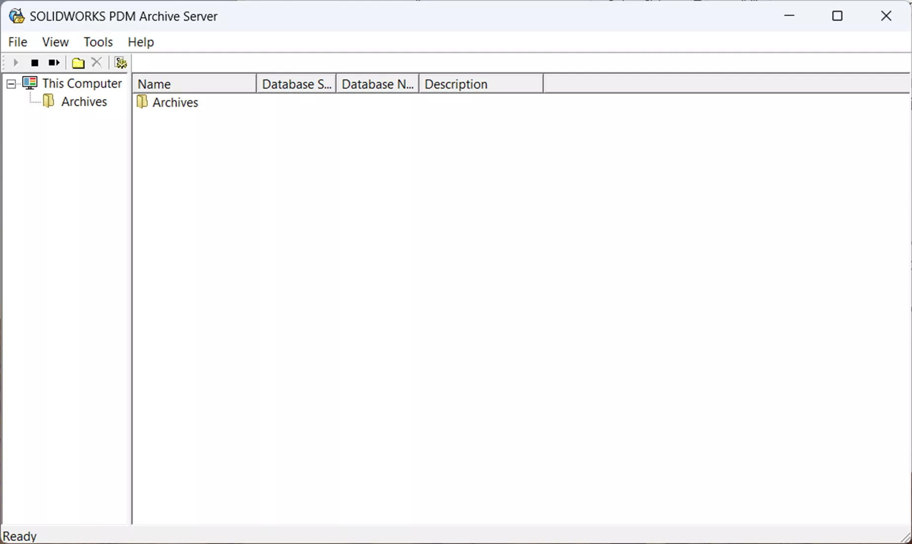 SOLIDWORKS PDM Archive Server Admin Password