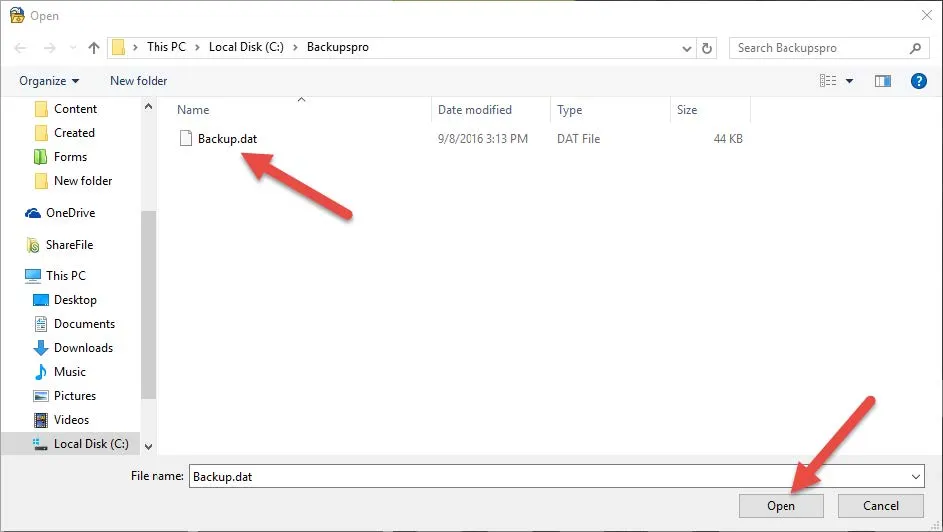 SOLIDWORKS PDM Backup File Location