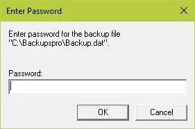 SOLIDWORKS PDM Backup File Password
