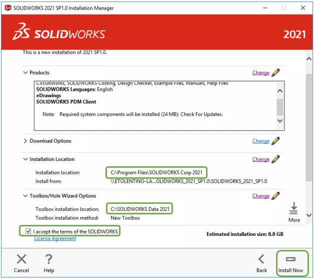 SOLIDWORKS PDM Client Install 