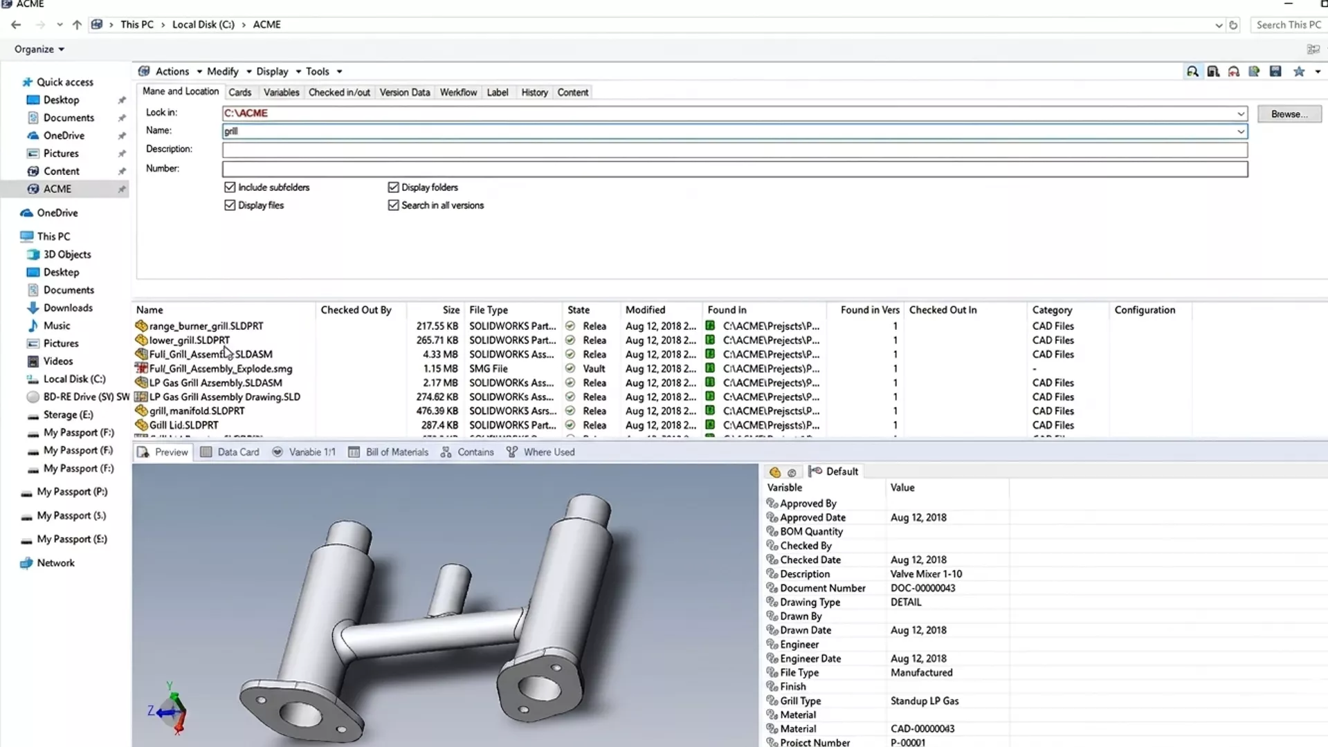 SOLIDWORKS PDM CMMC-Compliant Software