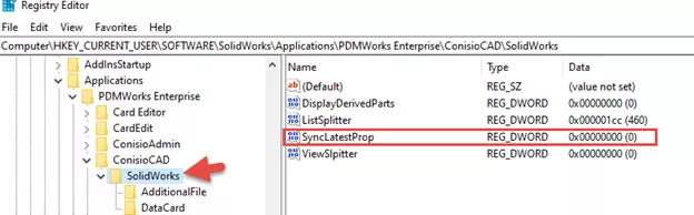 SOLIDWORKS PDM SPR 12299928 Workaround