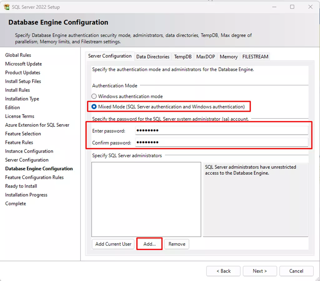 SOLIDWORKS PDM Database Engine Configuration  