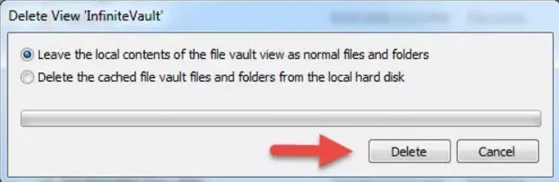 Warning Message When Deleting File Vault View in SOLIDWORKS PDM 