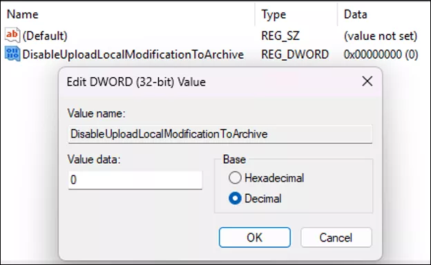 SOLIDWORKS PDM Disable Upload Local Modification Archive