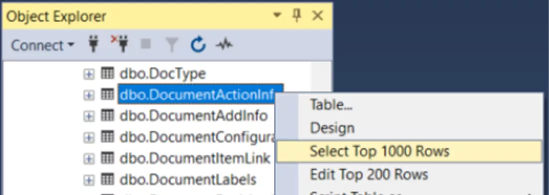 Review the DocumentActionInfo Table when Troubleshooting SOLIDWORKS PDM Notifications