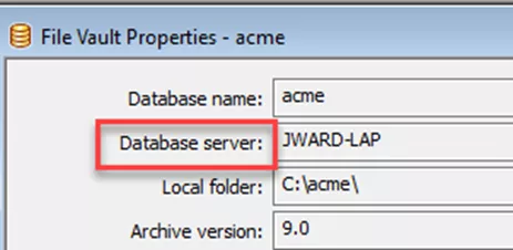 SOLIDWORKS PDM Database Server