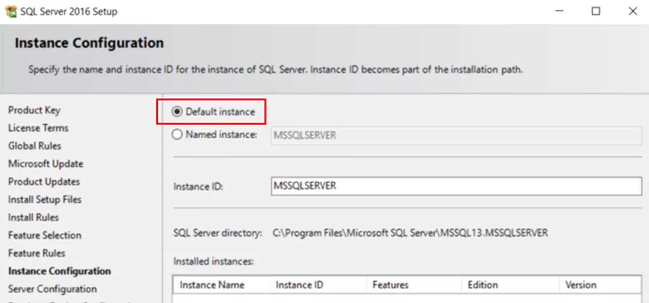 SOLIDWORKS PDM Instance Configuration Default Instance Option