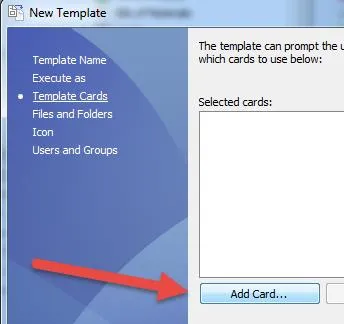  SOLIDWORKS PDM New Template Add Card Button