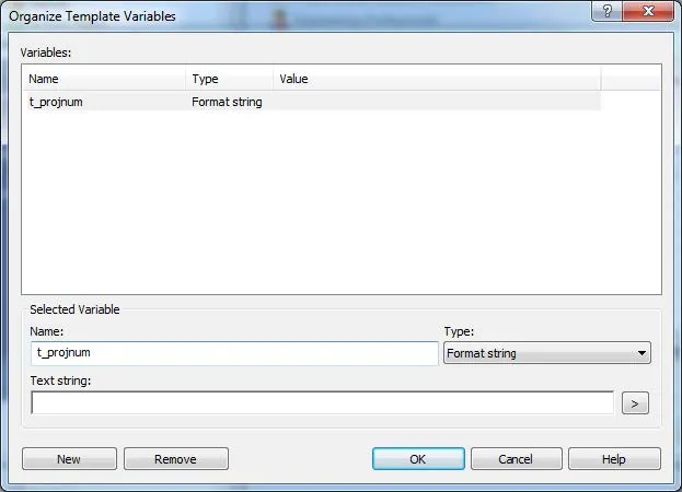 SOLIDWORKS PDM Organize Template Variables