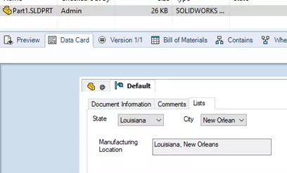 SOLIDWORKS PDM Professional Data Card Tutorial 